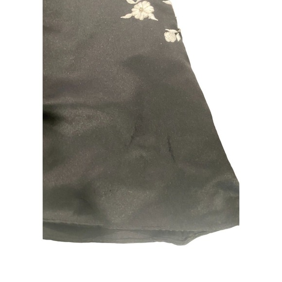 Betsey & Adam - Satin long dress mother of bride embroidered front /back size 14 - Picture 6 of 6